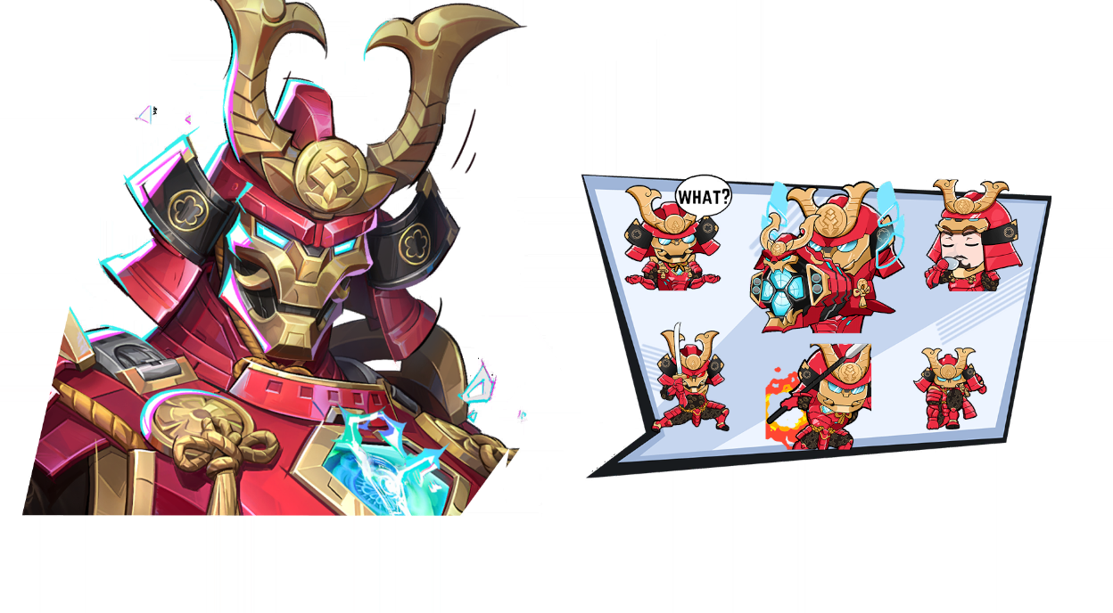 Iron Samurai & Emoji Combo Bundle