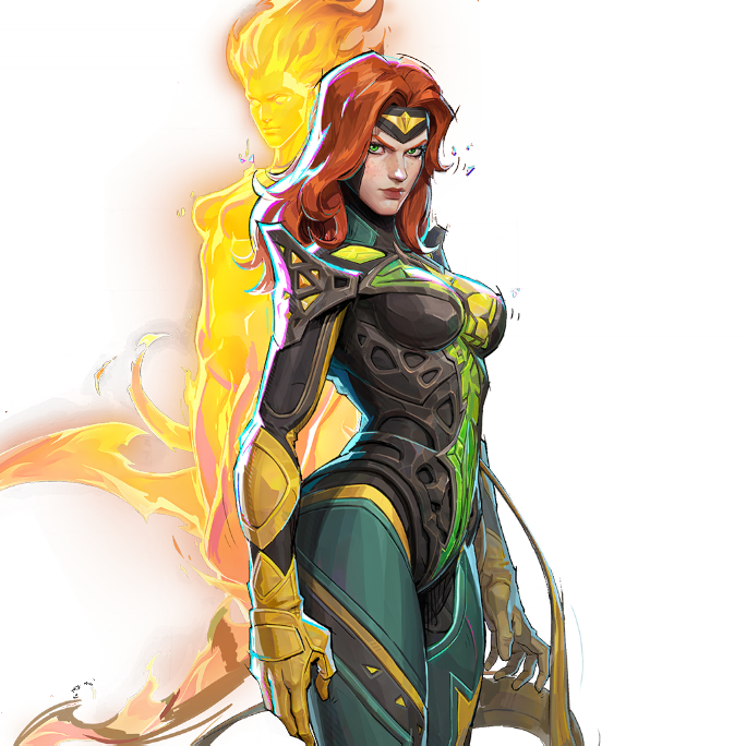 Phoenix portrait in Marvel Rivals