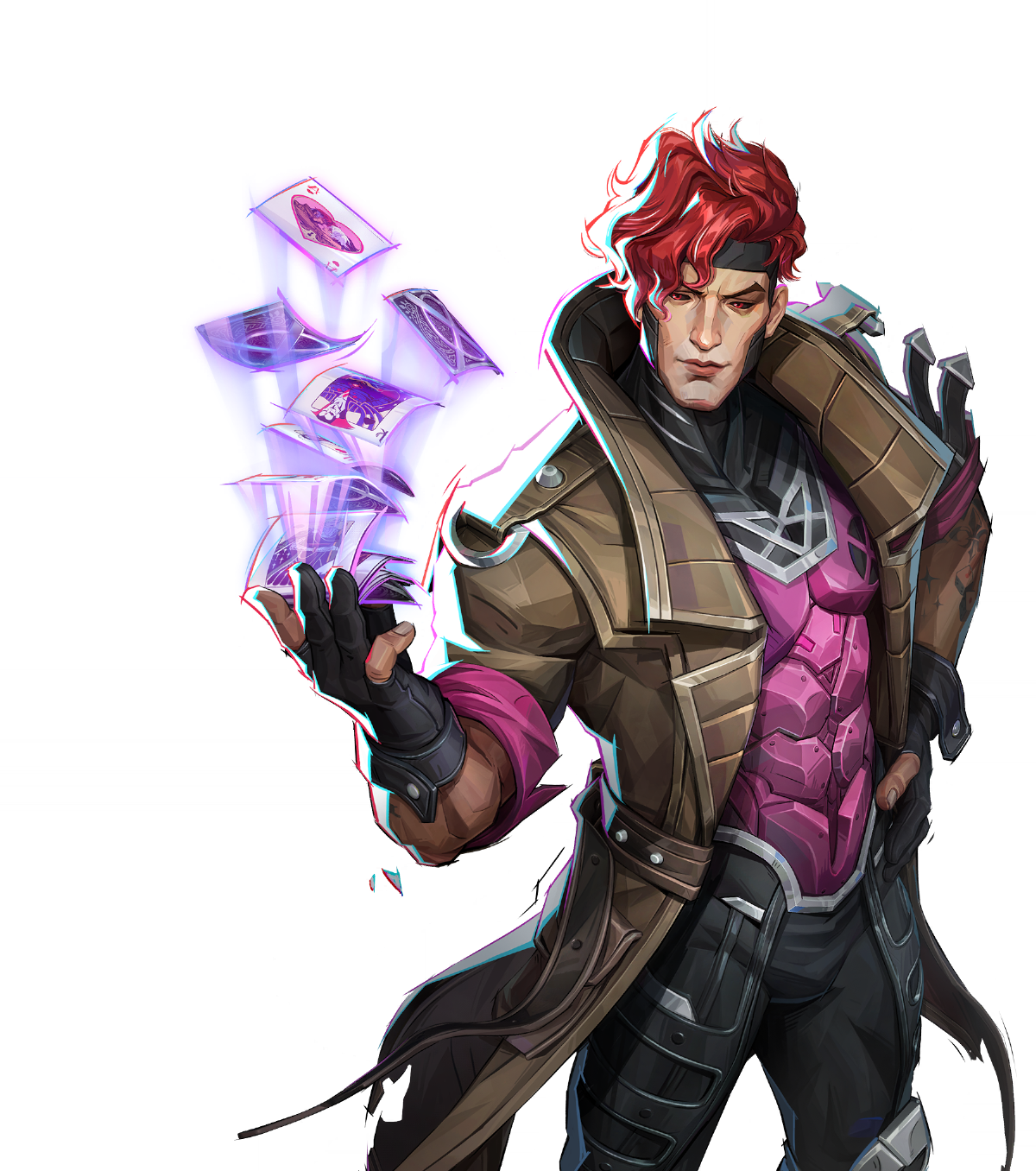 Gambit proficiency portrait in Marvel Rivals